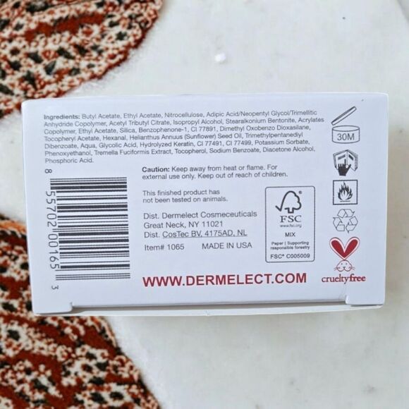 Dermelect TRANSFIX Restore & Repair Base Coat Gel Acrylic Damaged Nail Polish - Picture 9 of 12